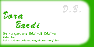 dora bardi business card